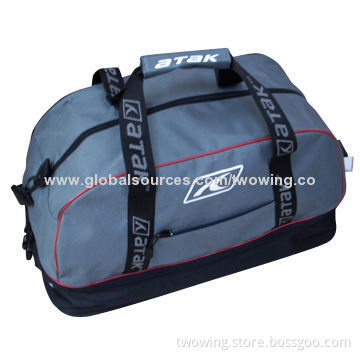 Sports duffel bag, with shoe compartment, 600D polyester fabric
